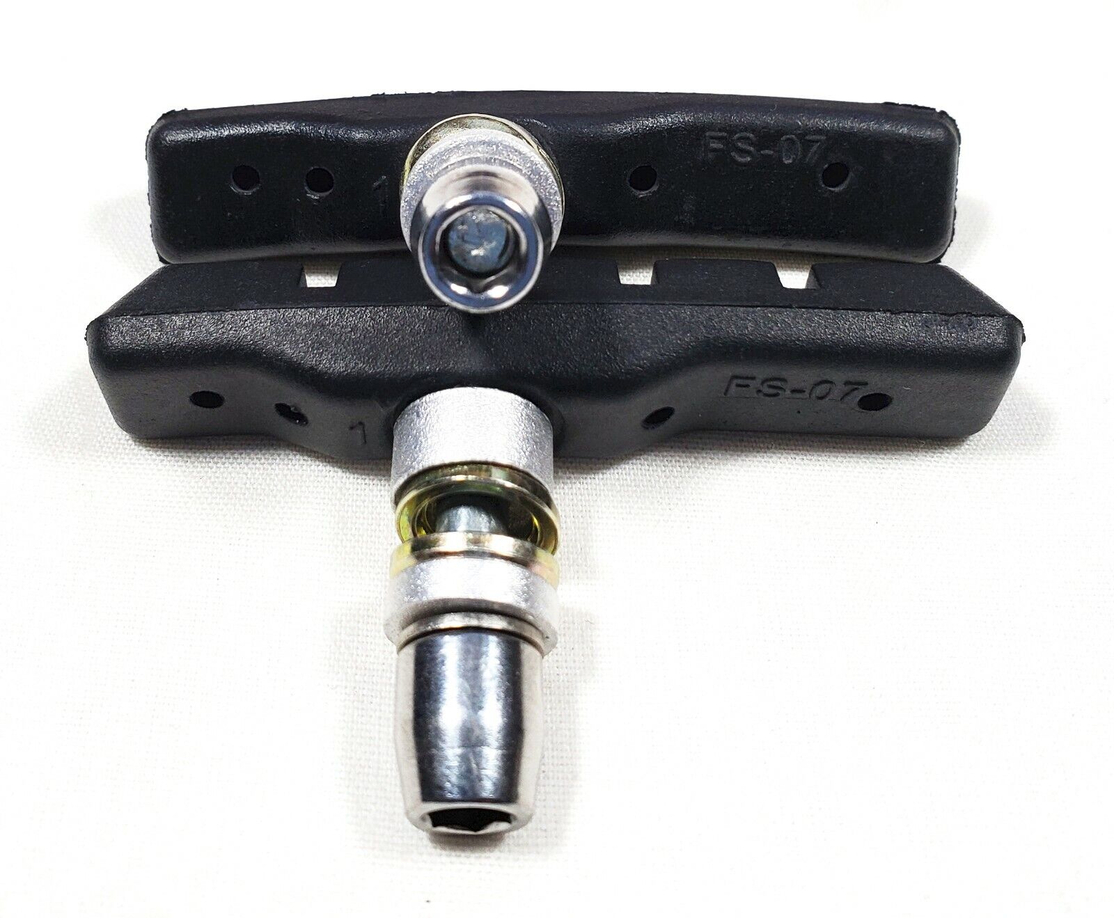 Mountain Bike MTB V-Brake Pads Shoes 72mm Black Red Blue - Fresh Stock Dated February 2026