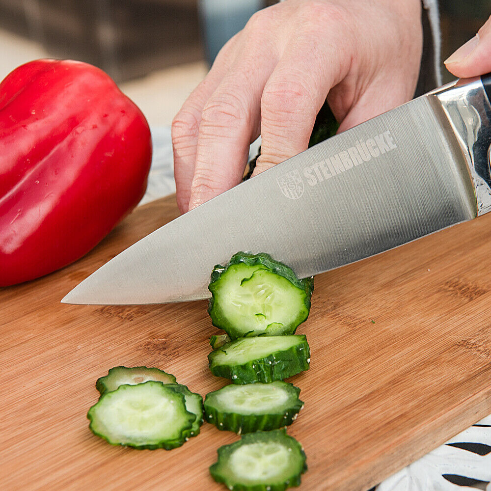 Chef Kitchen Knife Set Professional German Stainless Steel Sharp 6 7 8 10 Inch - Fresh Stock Dated December 2025