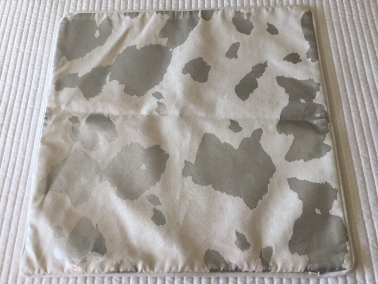 Pottery Barn Teen Junk Gypsy Faux Cowhide Pillow Cover 18”  NWOT  NEW Excellent - Fresh Stock Dated February 2026