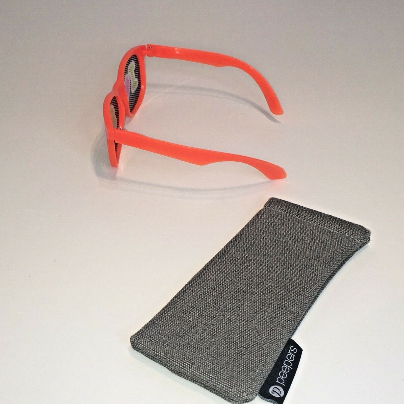 I LOVE THE 80’S Sunglasses with Case Shutter Shades Funky Party Retro I ❤️ 1980 - Fresh Stock Dated February 2026