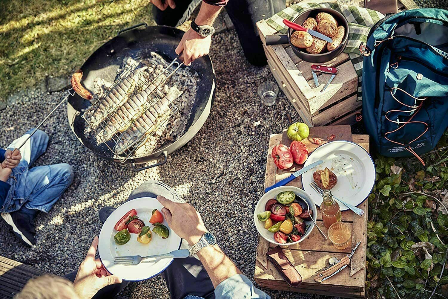 VICTORINOX Swiss Made 4 Inch Blade Kitchen Paring Knife -Serrated With Round Tip - Fresh Stock Dated December 2025