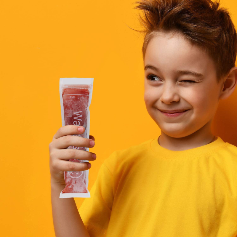150Pcs Disposable Ice Popsicle Mold Bags Juice & Fruit Smoothies Silicone NEW - Fresh Stock Dated December 2025