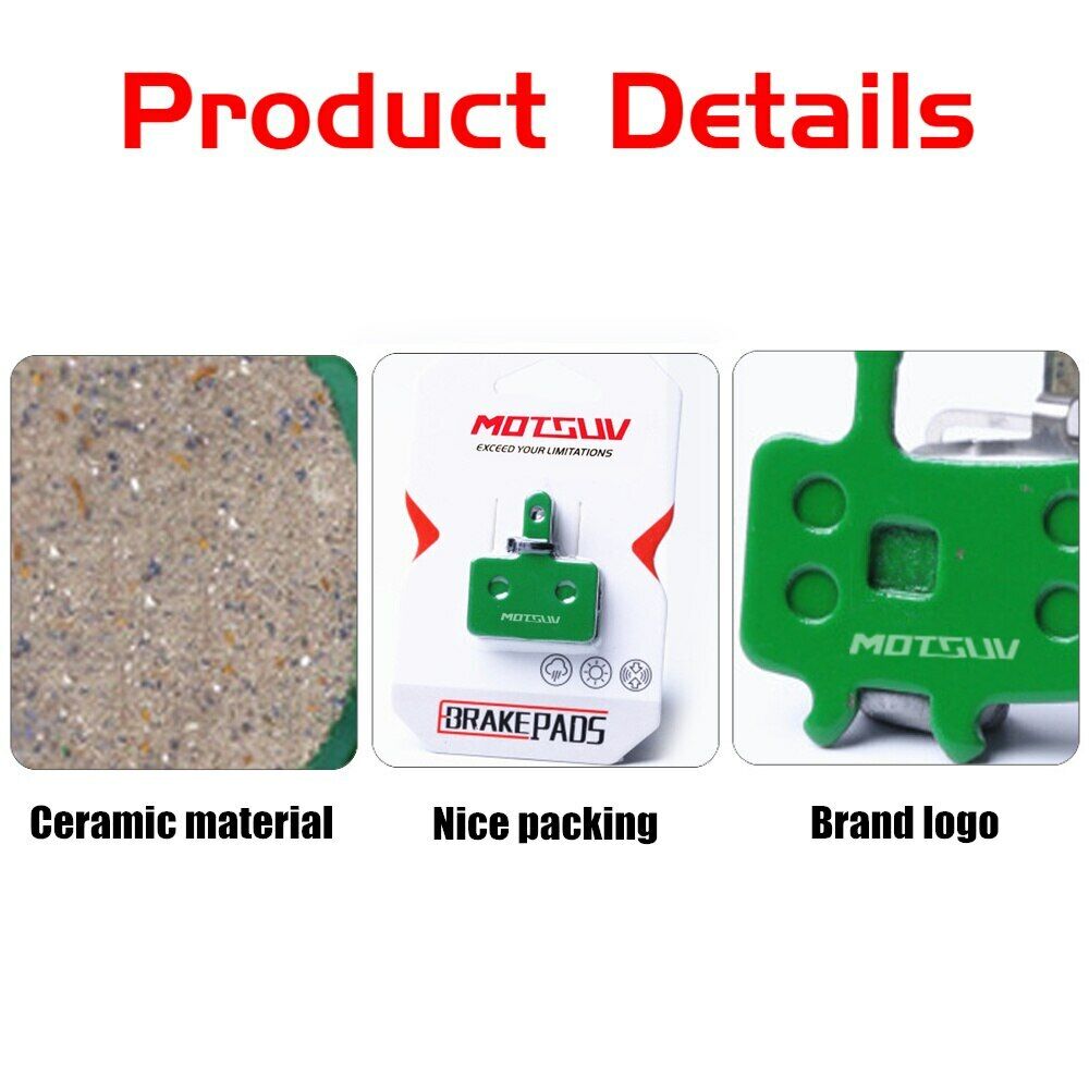 4 Pair ceramics Bicycle Disc Brake Pads Mountain Bike Hydraulic Disc Brake Pads - Fresh Stock Dated February 2026
