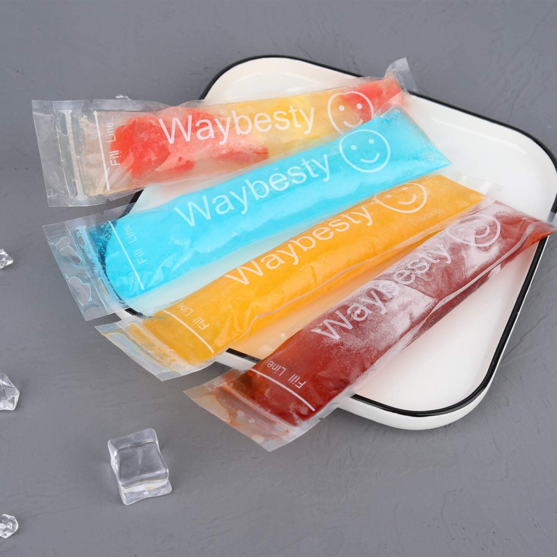 150Pcs Disposable Ice Popsicle Mold Bags Juice & Fruit Smoothies Silicone NEW - Fresh Stock Dated December 2025