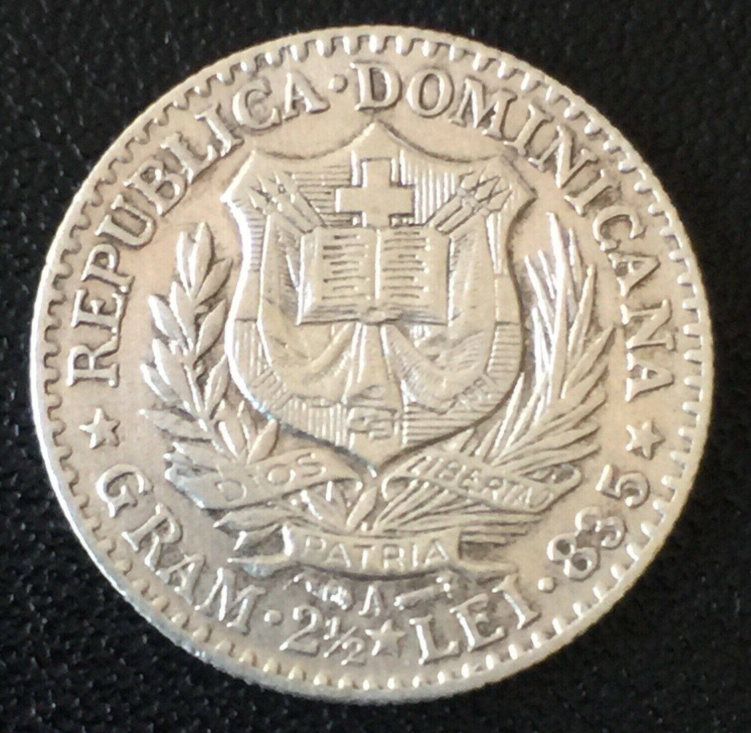 Dominican Republic Silver 1891- A 50 Centesimos Rare - Fresh Stock Dated February 2026