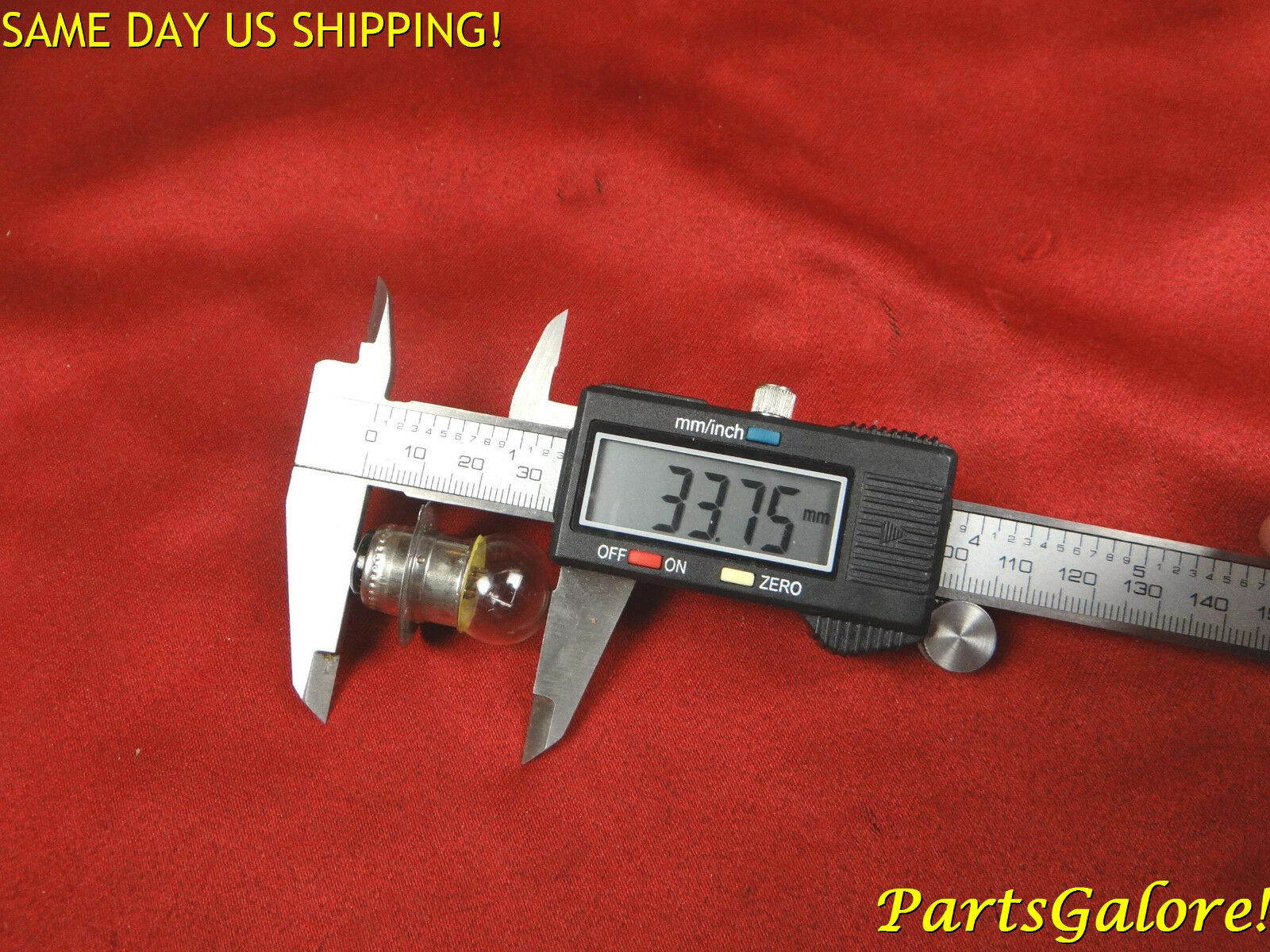 Headlight Head Light Bulb Clear, 12v 10w, 49cc Stand Up Gas Scooter APC Choppers - Fresh Stock Dated February 2026