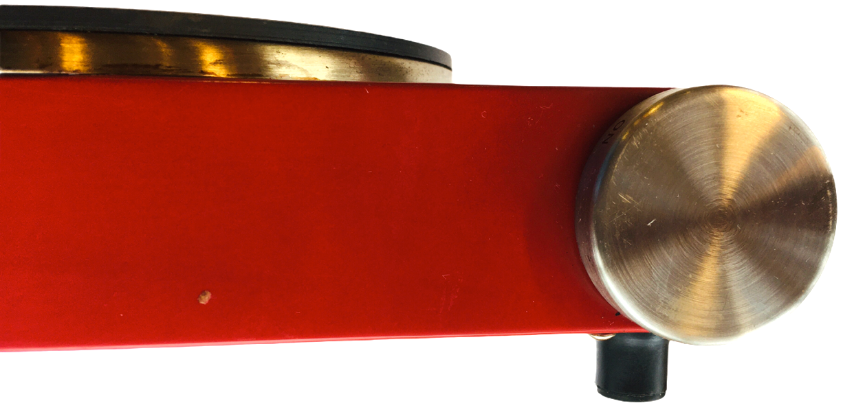 Ginny's Red Double Burner Cast Iron Plate 1800 W Tabletop Cooks Portable Tested - Fresh Stock Dated December 2025