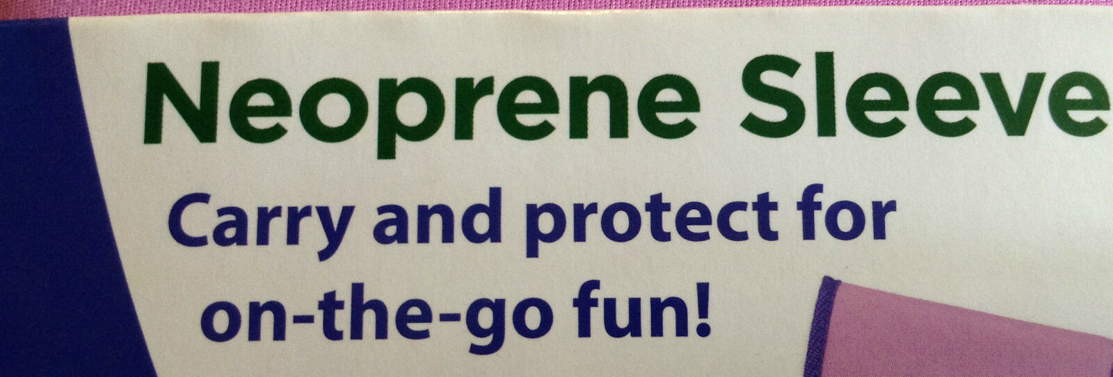 New Leap Frog LeapPad & LeapPad Pad Explorer Pink Purple Neoprene Sleeve Case - Fresh Stock Dated February 2026