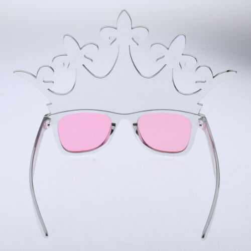 Silver Crown Sunglasses Birthday Tiara Glasses Party Fancy Dress Photo Prop - Fresh Stock Dated February 2026