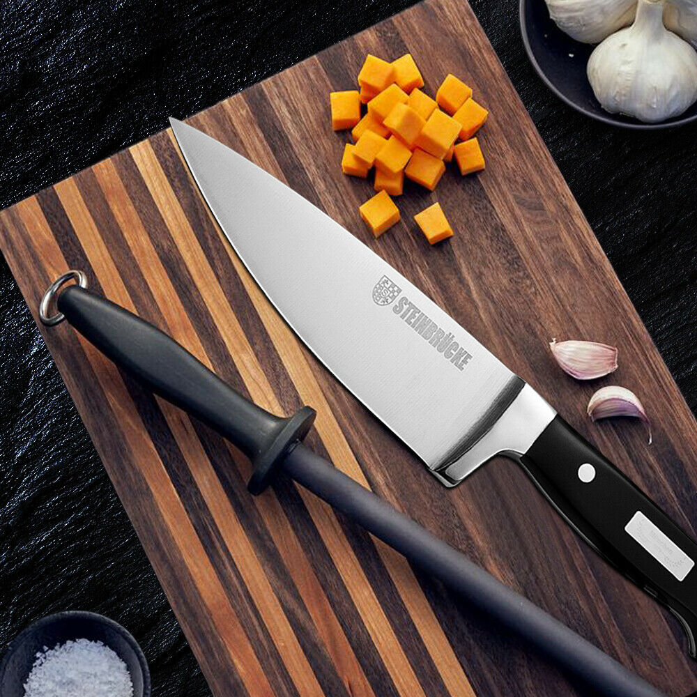 Chef Kitchen Knife Set Professional German Stainless Steel Sharp 6 7 8 10 Inch - Fresh Stock Dated December 2025