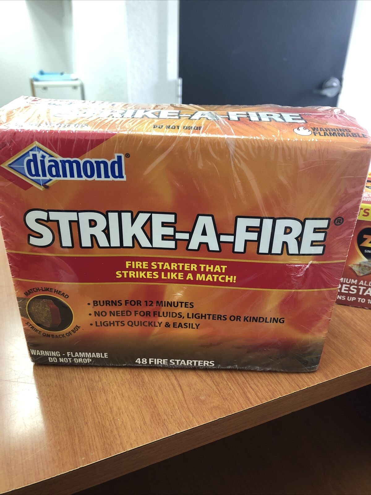 Diamond  48-Pack Strike-A-Fire Starter Match Sticks Firestarter + 3boxes Of Zip - Fresh Stock Dated December 2025