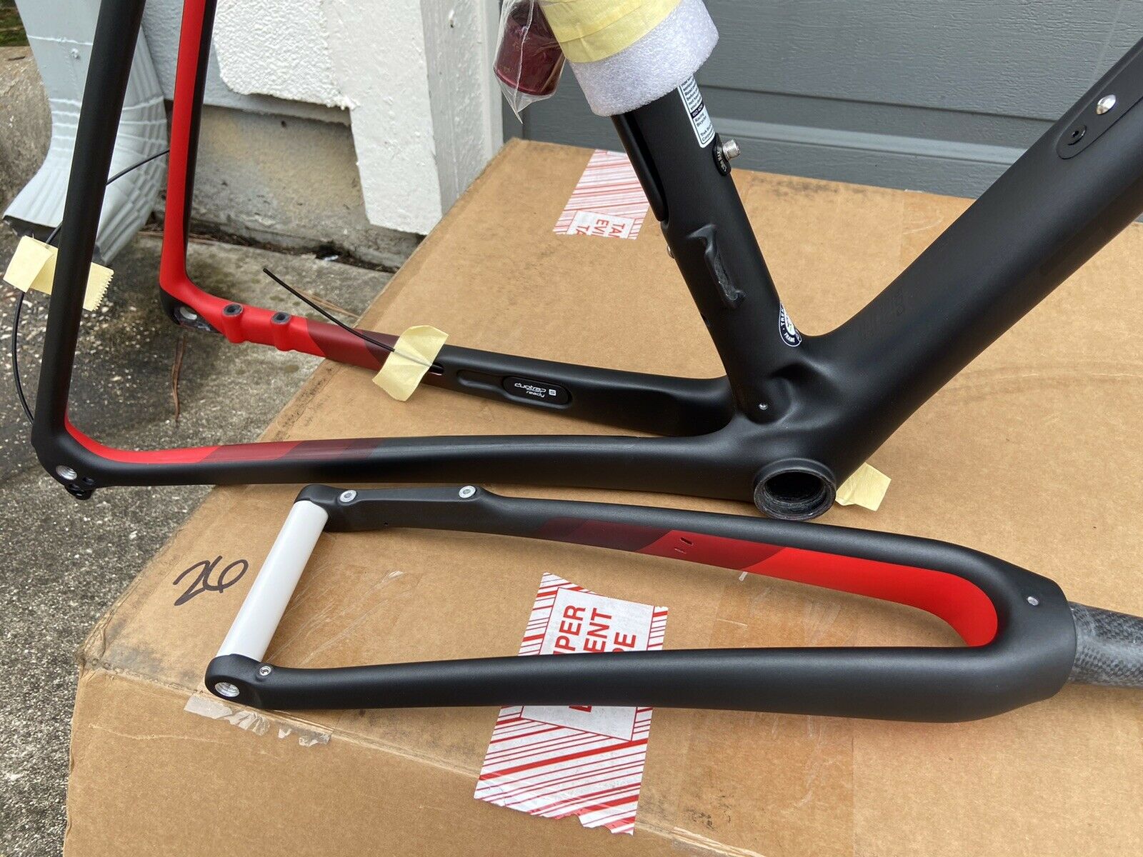 Trek Domane SLR Road Bike Frameset 56cm Carbon Black Disc Brake - Fresh Stock Dated February 2026