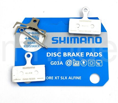 1Pr Shimano G03A Bike Disc Brake Pads Fit XTR XT BR-M8000/M785 SLX Deore ALFINE - Fresh Stock Dated February 2026