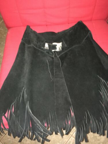 Cowgirl Suede Skirt Chaps ( Vintage) waist 27 size 2-4 - Fresh Stock Dated February 2026