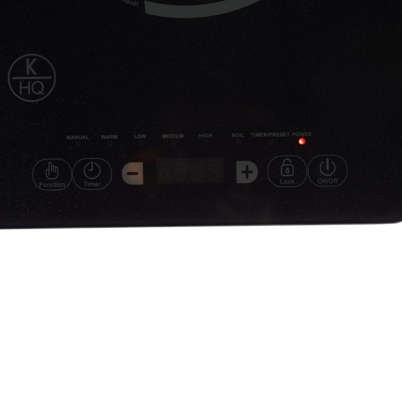 New Kitchen HQ 1500 Watt Induction Burner Portable, Black - Fresh Stock Dated February 2026