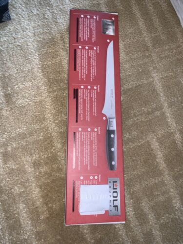Wolf Gourmet Boning Knife 12”With Handle 7”Blade Length - Fresh Stock Dated December 2025