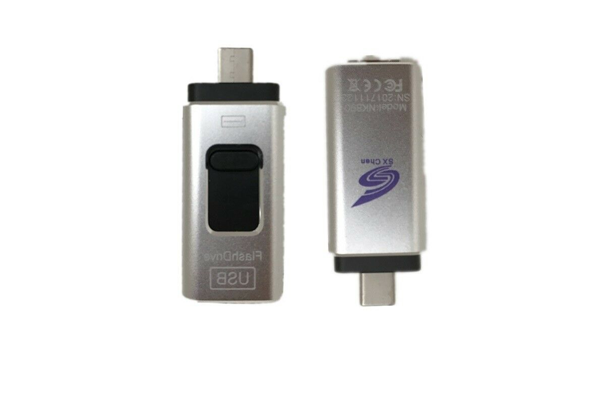 4-in-1 USB Flash Drive for iphone, ipad, tablets andriod and computers 16GB - Fresh Stock Dated February 2026