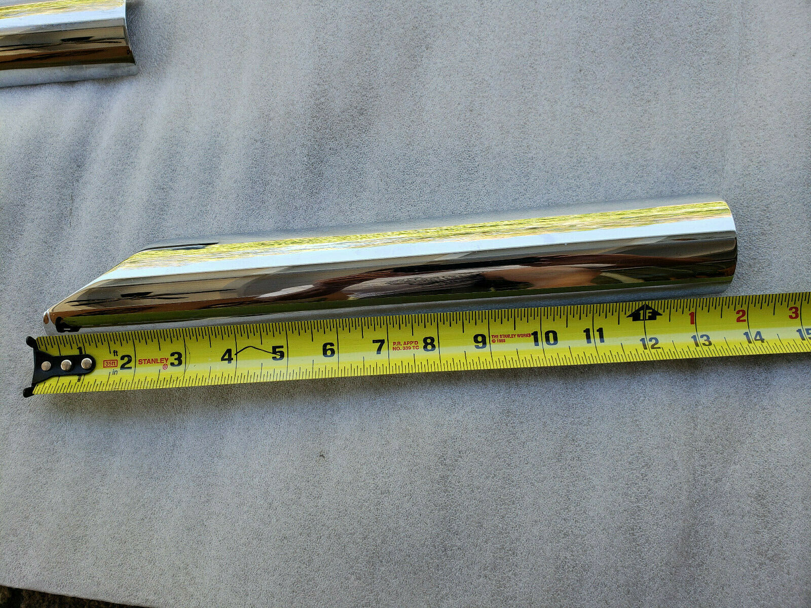 Harley Touring Lower Right Side Pipe Heat Shield front section - Fresh Stock Dated February 2026