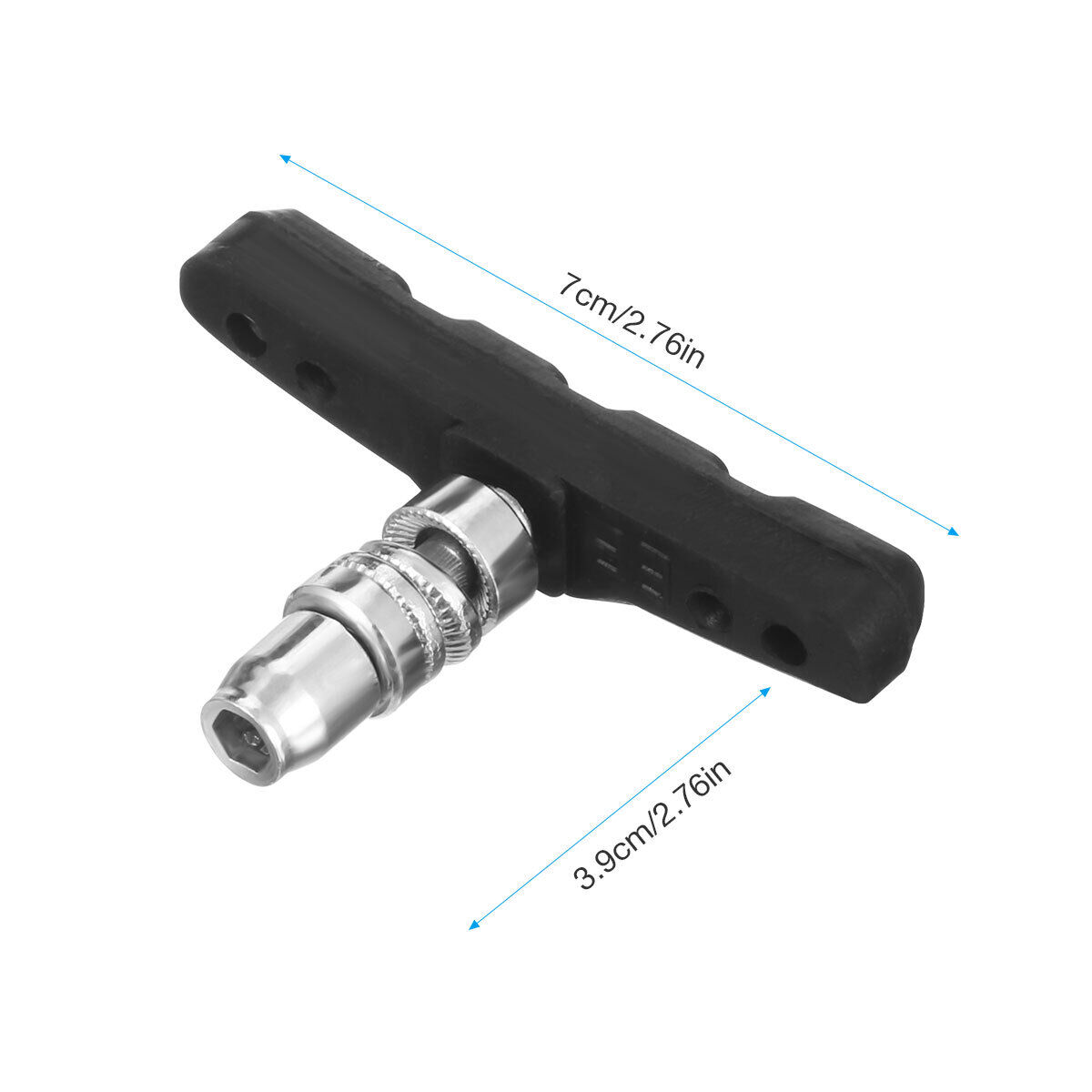 5 Pairs High Grade Cycling Bicycle Bike V Brake Pads 70mm Shoes Pads Black - Fresh Stock Dated February 2026