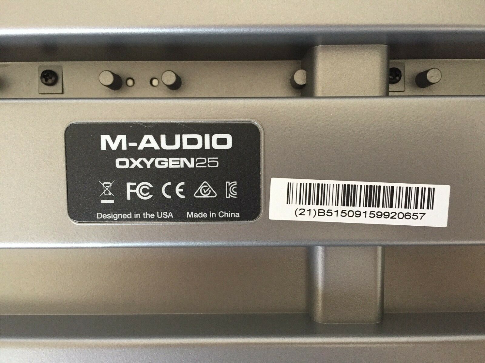 M-Audio Oxygen 25 - USB MIDI Keyboard Controller Excellent! - Fresh Stock Dated February 2026