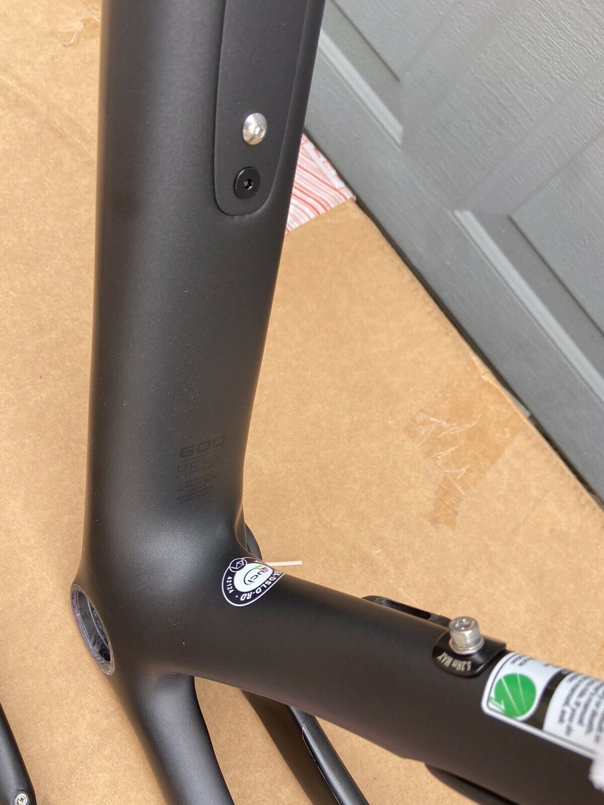 Trek Domane SLR Road Bike Frameset 56cm Carbon Black Disc Brake - Fresh Stock Dated February 2026