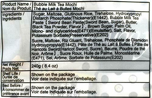 Royal Family Tapioca Pearl Milk Tea Mochi Taiwanese Japanese Rice Cake Dessert - Fresh Stock Dated December 2025