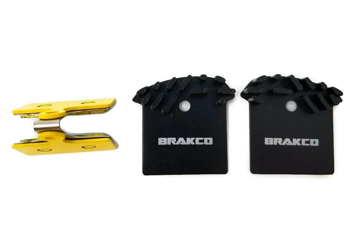 BRAKCO Disc Brake Pads with Cooling Fin BR M988 M985 XT M8000 M785 SLX M675 - Fresh Stock Dated December 2025
