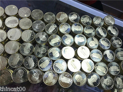 One Roll (40 Pcs) of China 2016 China Commemorative Coins - Sun Yat-sen - Fresh Stock Dated February 2026