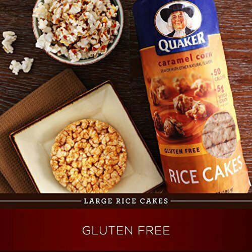 Quaker Large Rice Cakes, Gluten Free, 3 Flavor 6 Piece Assortment, Multi - Fresh Stock Dated December 2025