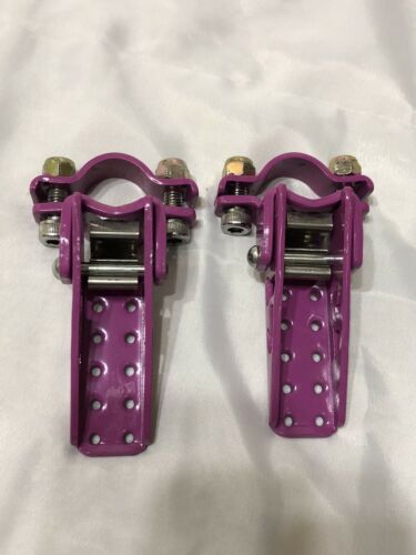 GT 2ND GEN FORK STANDERS LAVENDER PURPLE SECOND GENERATION PEGS OLD SCHOOL BMX - Fresh Stock Dated December 2025