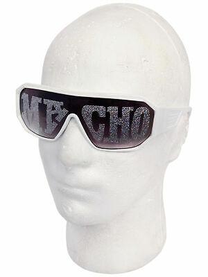 Macho Man White Macho Sunglasses Randy Savage Costume Wrestler Party WWF Glasses - Fresh Stock Dated December 2025
