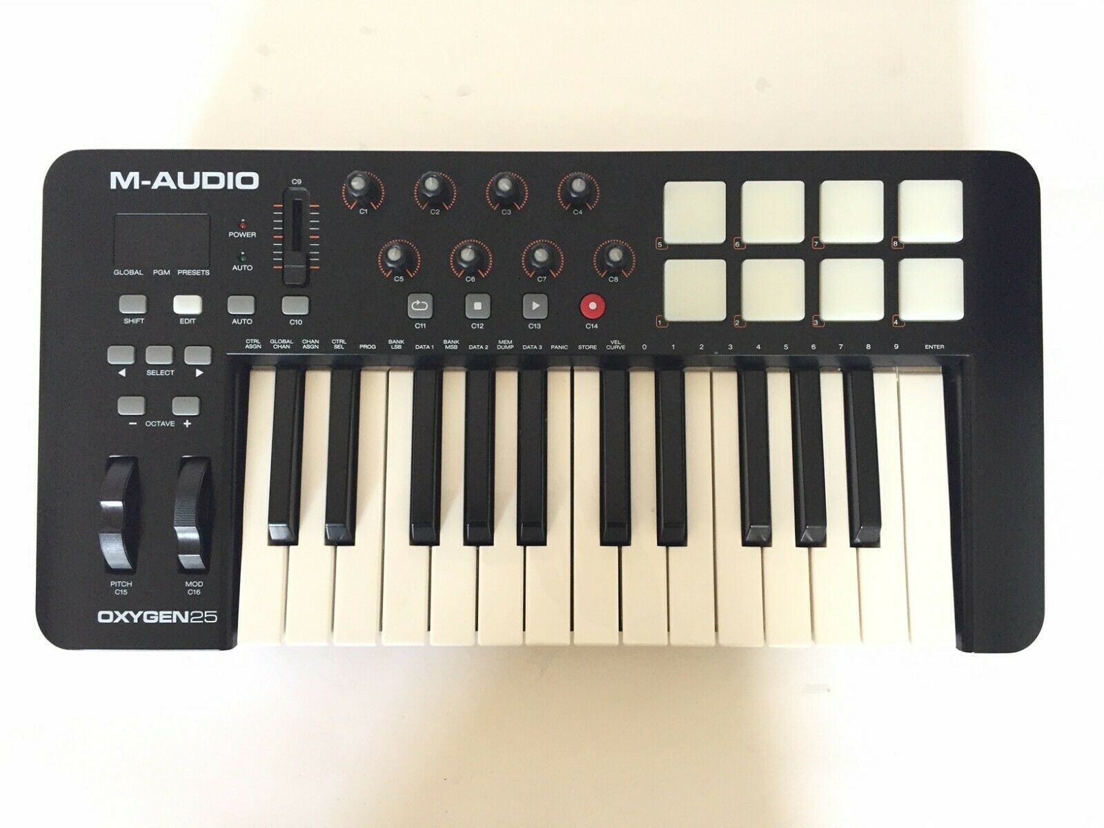 M-Audio Oxygen 25 - USB MIDI Keyboard Controller Excellent! - Fresh Stock Dated February 2026
