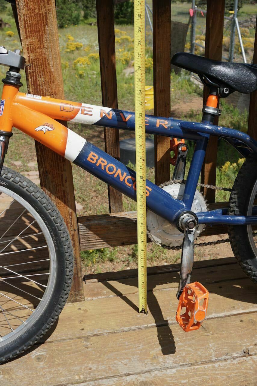 OLD SCHOOL VINTAGE FREESTYLE BMX DENVER BRONCOS NFL BIKE BICYCLE BEEFY FRAME - Fresh Stock Dated February 2026