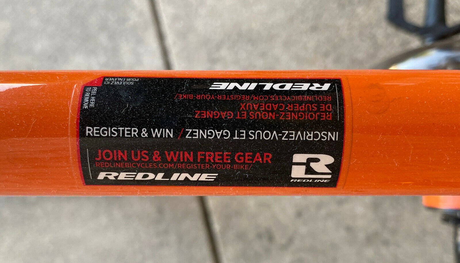 2018 Redline RIVAL 20 Orange Color Great Shape 19” Frame - Fresh Stock Dated February 2026