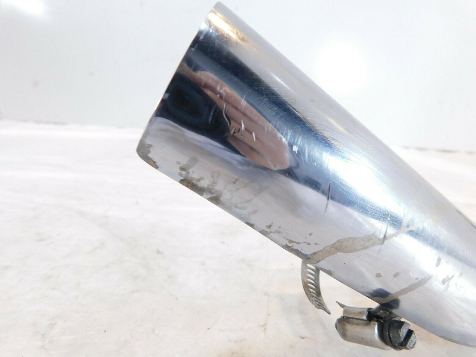 Harley Davidson FXD Dyna Chrome Rear Exhaust Header Pipe Heat Shield Cover - Fresh Stock Dated February 2026