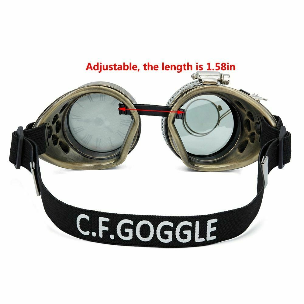 Steampunk Goggles Festivals Rave Glasses 5.5~6.3