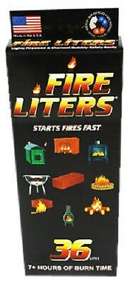 (12) ea Fire Liters 10836  36 Pack Fire Lighter Cubes for Starting Fireplace - Fresh Stock Dated December 2025