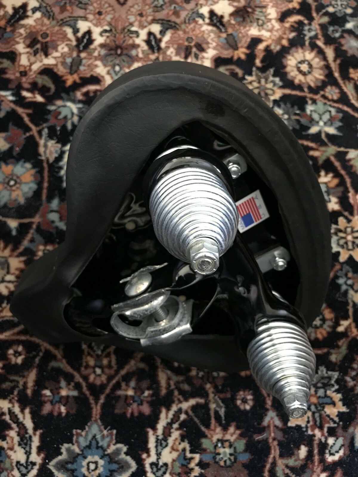 Orignal Emory, Made In the USA, Heavy Duty, Powder Coated Black Steel Seat. New. - Fresh Stock Dated December 2025