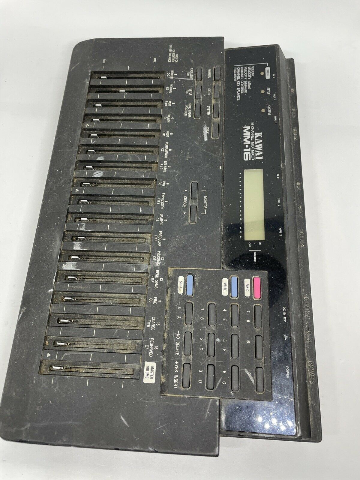 KAWAI MM-16 16ch SysEx MIDI Mixer Controller for K1 K4 K4r XD-5 RARE (UNTESTED) - Fresh Stock Dated February 2026