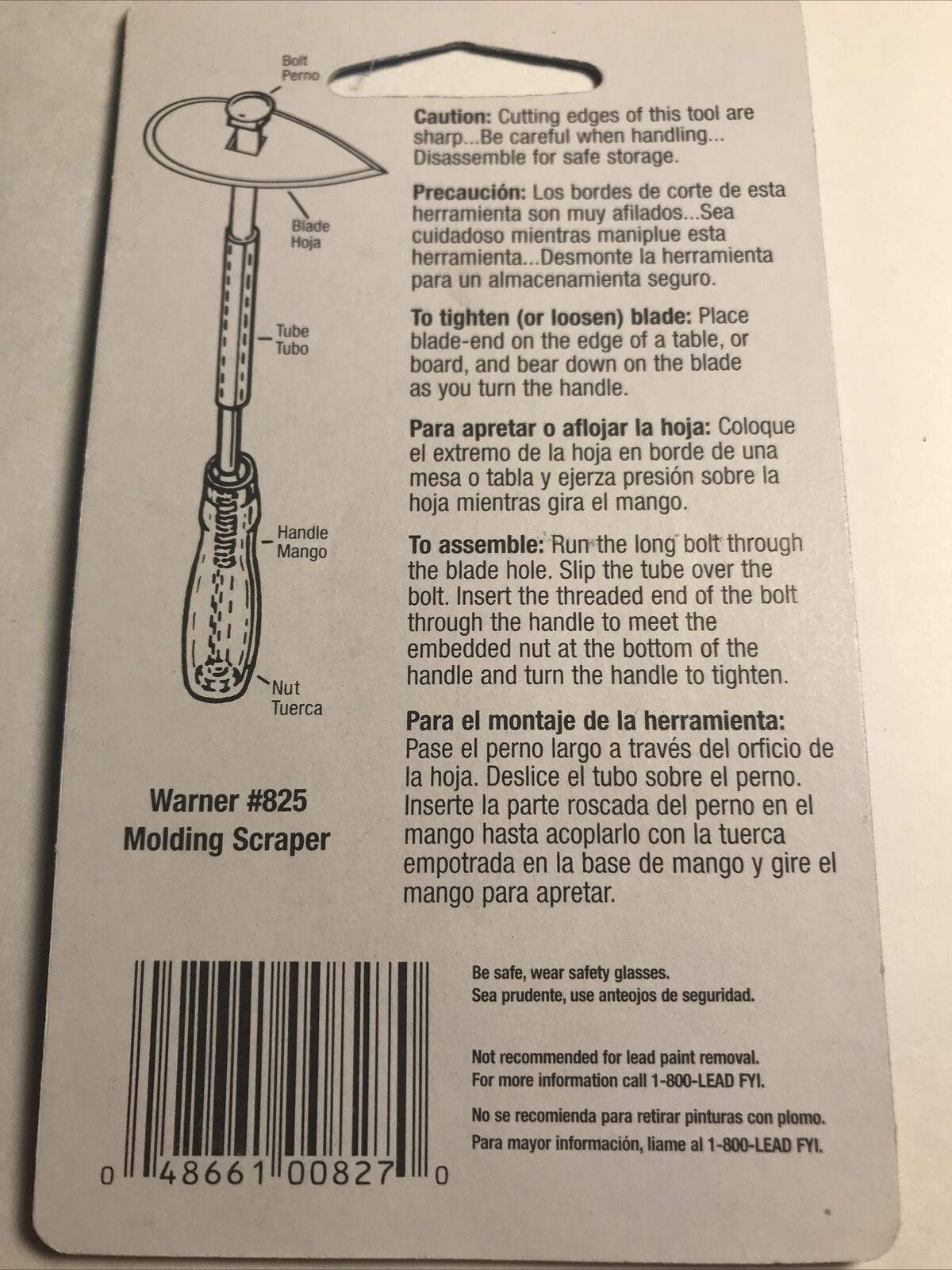 10 Lot WARNER MOLDING SCRAPER BLADES 2-1/4” TEAR DROP PAINT PUTTY #827 New - Fresh Stock Dated February 2026