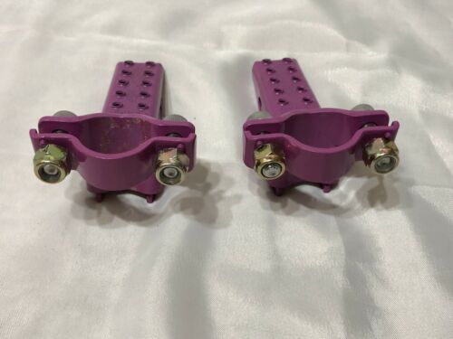 GT 2ND GEN FORK STANDERS LAVENDER PURPLE SECOND GENERATION PEGS OLD SCHOOL BMX - Fresh Stock Dated December 2025