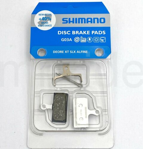 1Pr Shimano G03A Bike Disc Brake Pads Fit XTR XT BR-M8000/M785 SLX Deore ALFINE - Fresh Stock Dated February 2026