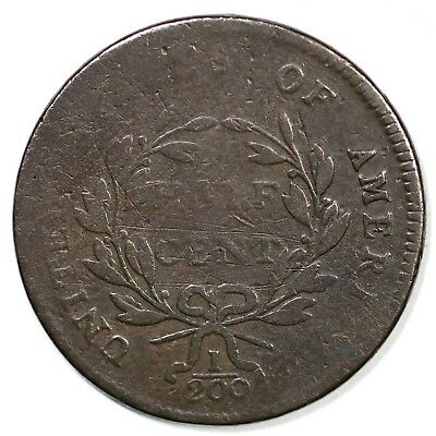 1797 C-1 R-2 1 Above 1 Liberty Cap Half Cent Coin 1/2c - Fresh Stock Dated December 2025