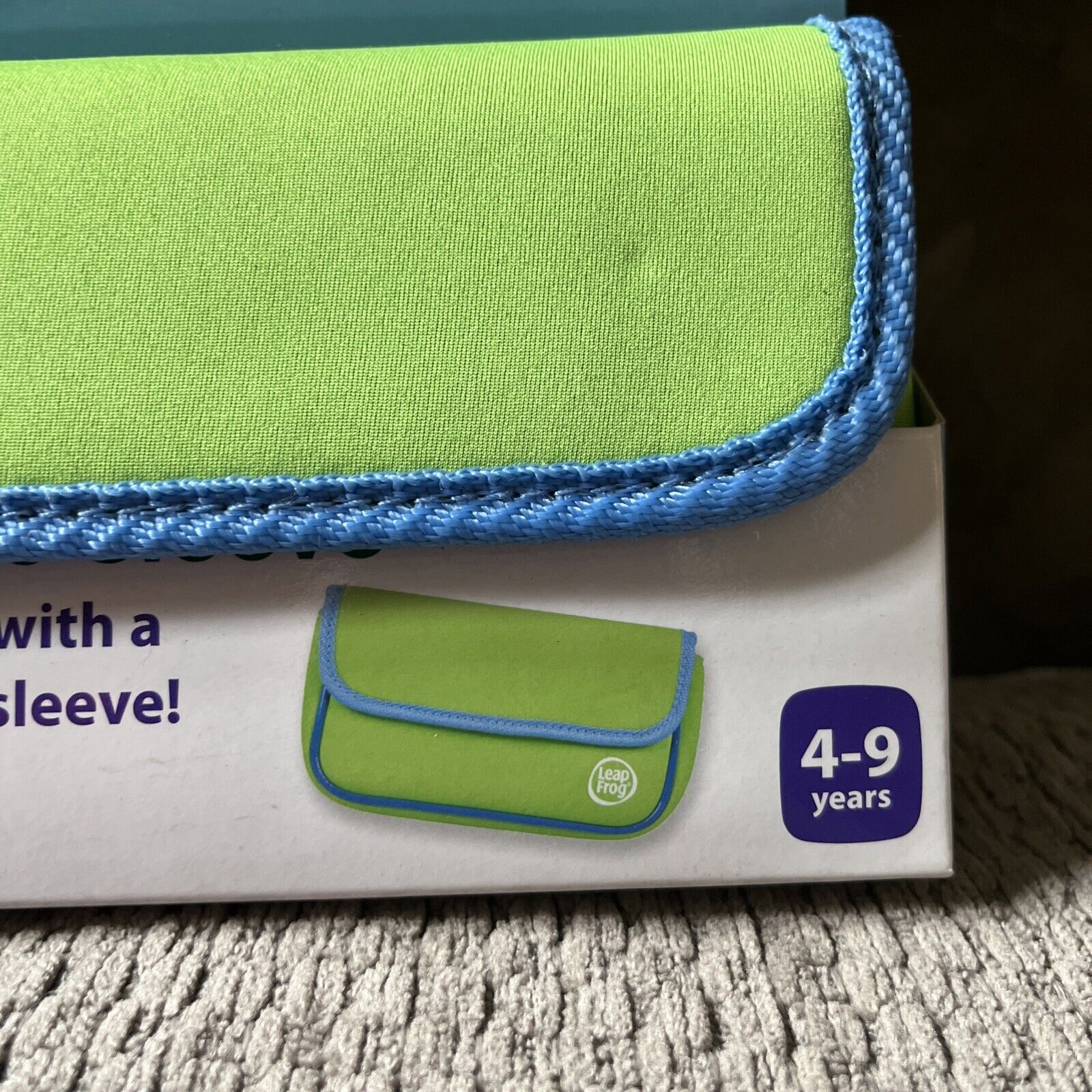 New Leap Frog Leapster GS Explorer Green & Blue Lightweight Sleve! Free Shipping - Fresh Stock Dated February 2026