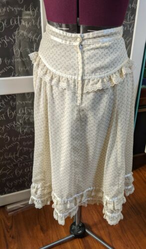 Gunne Sax Cottage Core Long Calico Skirt - Fresh Stock Dated February 2026