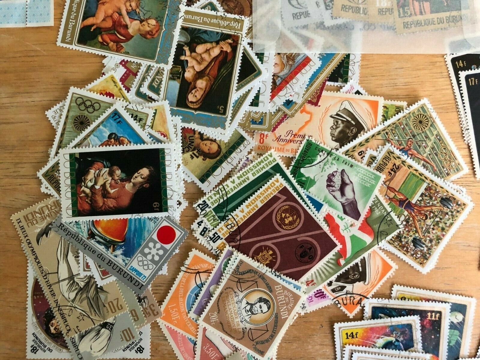 Burundi Lot, MNH (a few), Mh (some), Used (Primarily) - Fresh Stock Dated December 2025