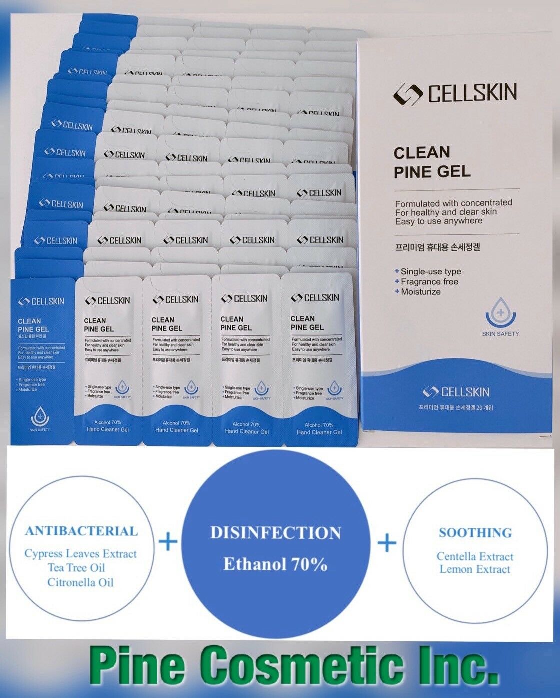 Travel Size Hand Sanitizer Packet Kill Germs Disinfectant Moisturizing 70% ALC - Fresh Stock Dated December 2025