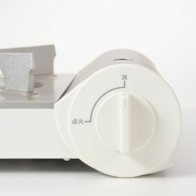 MUJI Portable cooking gas stove Aluminum die-cast RK-2 White MoMA - Fresh Stock Dated December 2025