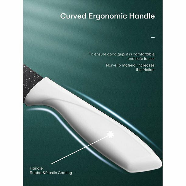 Knife Set Sharp Stainless Steel Professional Chef Cutlery Steak Kitchen Knives - Fresh Stock Dated February 2026