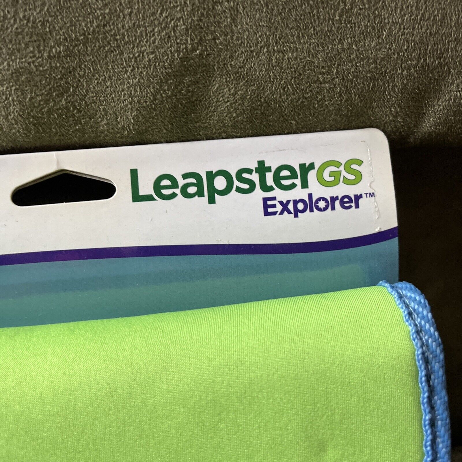 New Leap Frog Leapster GS Explorer Green & Blue Lightweight Sleve! Free Shipping - Fresh Stock Dated February 2026
